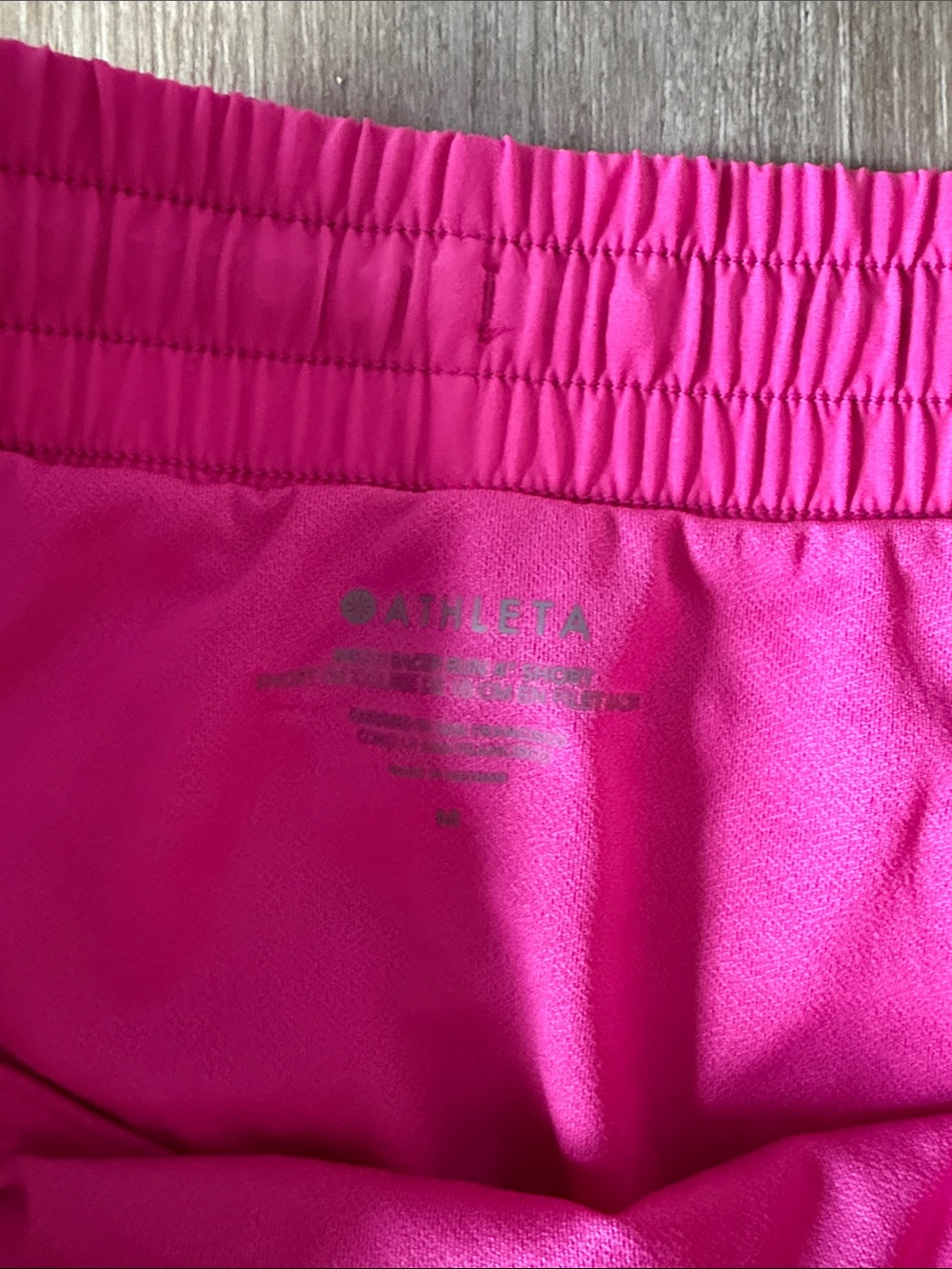 Athleta Pink Athletic Shorts size M - Picture 2 of 4